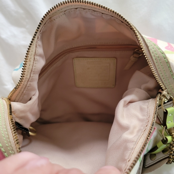 Coach pastel handbag - Picture 4 of 8